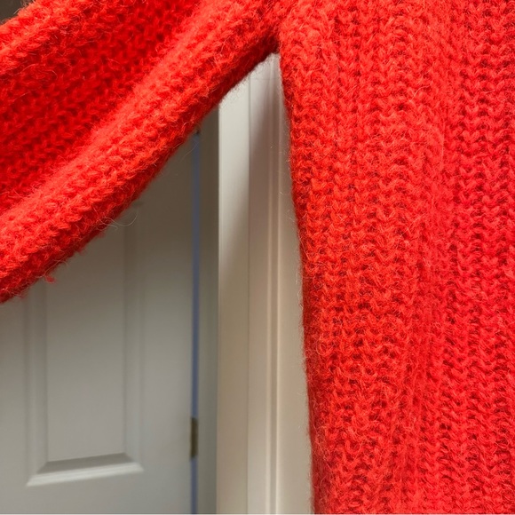 Sezane Emile Cardigan Red Alpaca XS - Picture 5 of 6